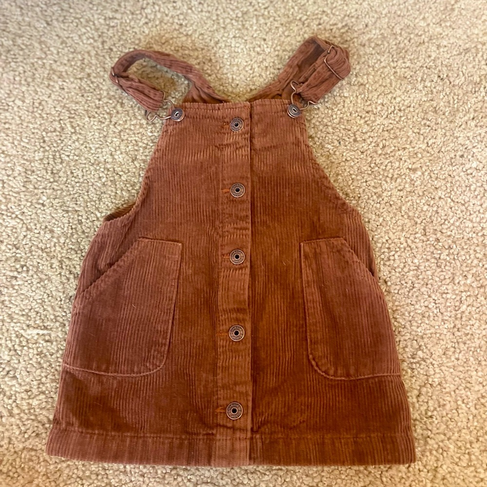 Toddler girl overall dress